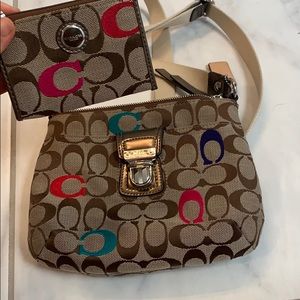 Coach crossbody and wallet!!